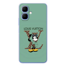 Чехлы Луи Витон для Tecno Spark Go 2 (AlphaPrint - LOUIS VUITTON) – Микки Маус LV