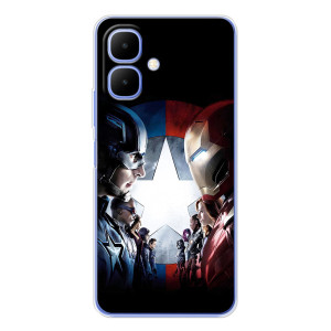Чехлы с героями Марвел Tecno Spark Go 2 (VPrint)