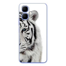 Чехлы с картинками животных Tecno Spark Go 2 (Белый Тигр)