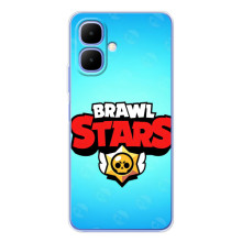 Чехлы Brawl Stars для Tecno Spark Go 2 (AlphaPrint) (Лого Бравл Старс)