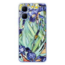Чохол для смартфону Tecno Spark Go 2 Художнє Мистецтво (Картина квіти Іриси)