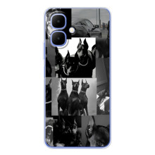 Чохол ДОБЕРМАН  для Tecno Spark Go 2 (Колаж Доберман)