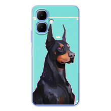 Чохол ДОБЕРМАН  для Tecno Spark Go 2 (Король доберман)