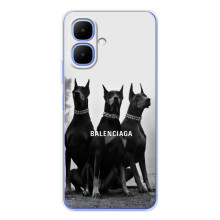 Чохол ДОБЕРМАН  для Tecno Spark Go 2 (Три добермана)