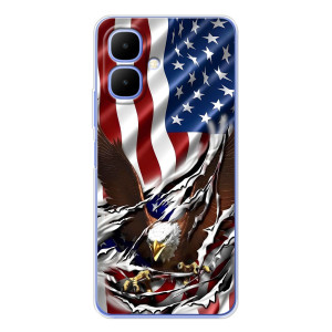 Чехол Флаг USA для Tecno Spark Go 2 – Флаг USA