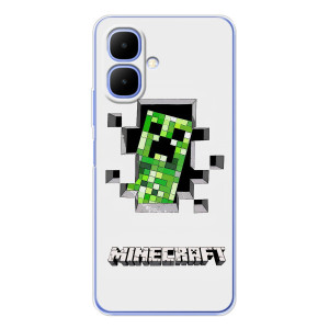 Чехол Майнкрафт на Tecno Spark Go 2 (AlphaPrint) Minecraft