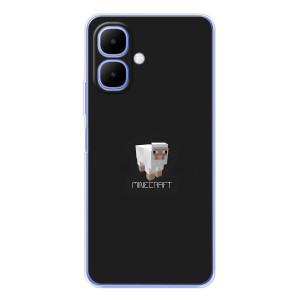 Чехол Майнкрафт на Tecno Spark Go 2 (AlphaPrint) Minecraft