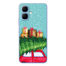 Чохол новорічна ялинка на Tecno Spark Go 2 (Новорічний настрій)