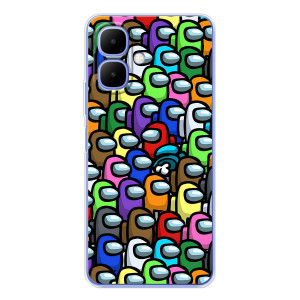 Чехол Амонг Ас для Tecno Spark Go 2 (AlphaPrint)