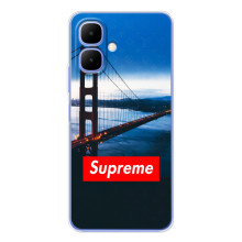 Чехол для Tecno Spark Go 2 с картинкой Supreme (AlphaPrint) – Стиль Supreme