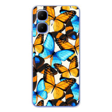 Чехол с принтом для Спарк Гоу 2 - (Прикольные) (AlphaPrint) – Яркие бабочки