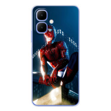 Чохол Супергерой Людина Павук на Tecno Spark Go 2 (Павук на домі)