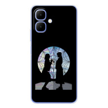 Чехлы Венсдей на Tecno Spark Go 2 Уэнсдей (AlphaPrint) – комната Уэнздей