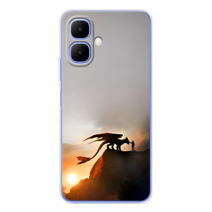 Чохол дракон Беззубик для Tecno Spark Go 2 – Мультік Беззубик