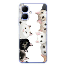 Чехол с милыми котиками на Спарк Го 2