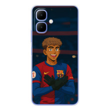 Чехол с футболистом Ламин Ямаль Tecno Spark Go 2 (Футболист Ямал)