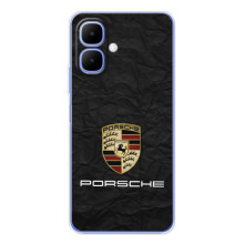 Чехол с авто Порше для Tecno Spark Go 2 – Логотип Порше