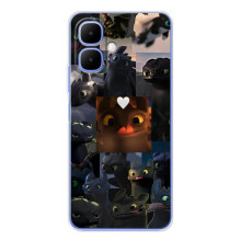 Чехол как приручить дракона на Tecno Spark Go 2 – Дракон коллаж