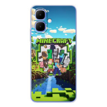 Чехол с картинками Майнкрафт для Спарк Го 2 – Майнкрафт фон