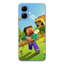 Чехол с картинками Майнкрафт для Спарк Го 2 – Персонаж Майнкрафт