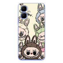 Чохол з Лабубу на Tecno Spark Go 2 – Колаж Лабубу