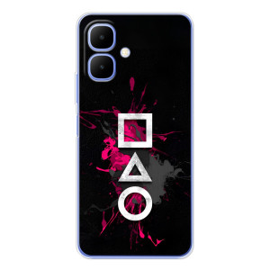 Чехол Гра в кальмара для Tecno Spark Go 2