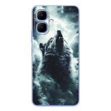 Чехол с картинкой «Хищники» для Tecno Spark Go 2 (Волк)