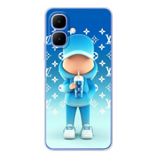 Крутые Чехлы Луи Виттон для Tecno Spark Go 2 (AlphaPrint) (Парень LV)