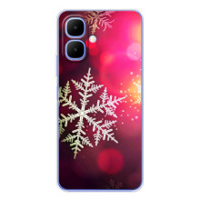 Новогодние Чехлы для Спарк Гоу 2 (VPrint) – Снежинка