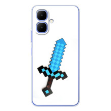 Чохли для Tecno Spark Go 2 (Персонажі МайнКрафт) (Меч)