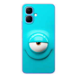 Силиконовые Чехлы (смешные стикеры) для Tecno Spark Go 2 – Одноглазик