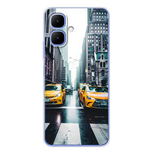 Силиконовый бампер (Работники) на Tecno Spark Go 2 – Такси