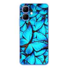 Силіконовий бампер з картинкою звірів для Tecno Spark Go 2 (Крила метеликів)