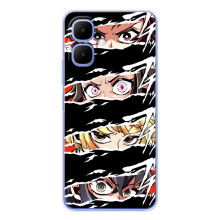 Силіконові чохлі з очіма Anime для Спарк Го 2 (Очі на чорному)