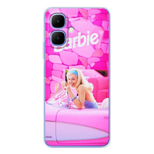 Силиконовый Чехол Барби Фильм на Tecno Spark Go 2 (Зставка)