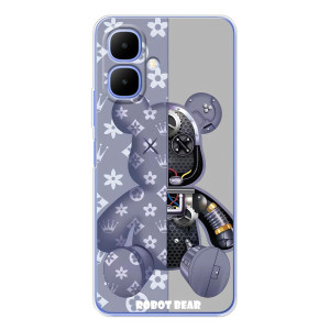 Силіконовий чохол для Tecno Spark Go 2 – Ведмідь Louis Vuitton