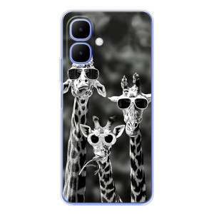 Силиконовый чехол с КАРТИНКАМИ лето для Tecno Spark Go 2 (AlphaPrint)