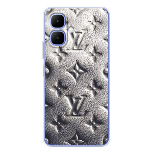 Текстурний Чохол Louis Vuitton для Спарк Го 2 – Бежевий ЛВ