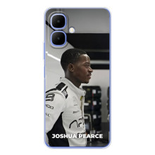 Чехол с прнтом Формула 1 на Tecno Spark Go 2 – Джошуа Пірс