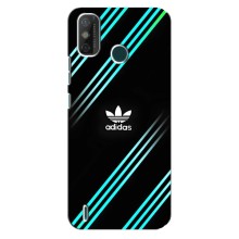Чехлы Адидас для TECNO Spark GO (2020) (AlphaPrint) (Адидас с полосами)