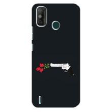 Чехлы (ART) Цветы на TECNO Spark GO (2020) (VPrint) (Неожиданные цветы)