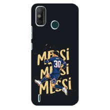 Чехлы для TECNO Spark GO (2020) (Leo чемпион) (AlphaPrint) (Messi ПСЖ)