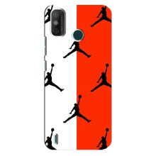 Чехлы для TECNO Spark GO (2020) - с картинкой JORDAN (AlphaPrint) (Лого Джордан)