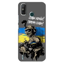 Чехлы с картинкой ЗСУ для TECNO Spark GO (2020) (AlphaPrint) (Героям Слава)