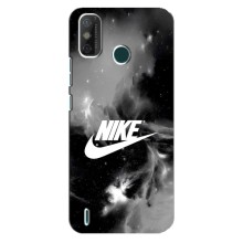 Чехол для TECNO Spark GO (2020) - с принтом Найк (AlphaPrint) (Лого Найк)