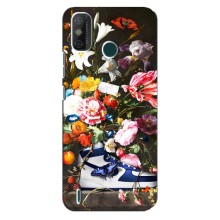 Чехол для TECNO Spark GO (2020) - с принтом Найк (AlphaPrint) (Стиль Найк)