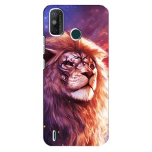 Чехол со Львом для TECNO Spark GO (2020) (VPrint) (Красочный Лев)