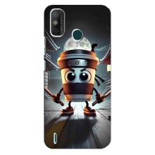 Чехол с мемом Тралалело тралала на TECNO Spark GO (2020) (Капучино асасино)