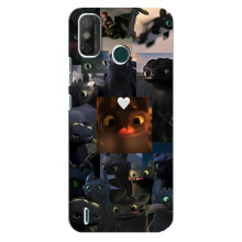 Чохол як приборкати дракона на TECNO Spark GO (2020) (Дракон колаж)