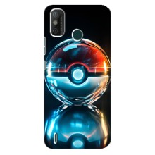 Чехол с Пикачу на TECNO Spark GO (2020) (Мяч Пикачу)